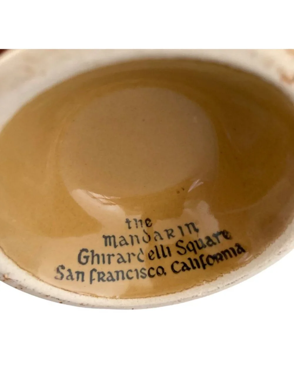 Vintage Tiki Mug Cocktail Drink Cup Mandarin Ghirardelli Square San Francisco